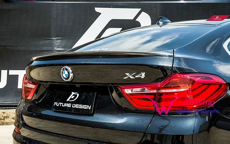 BMW F26 X4 - OEM style carbon trunk spoiler 03
